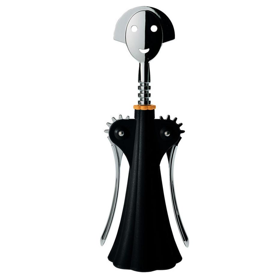 Alessi Anna G. Corkscrew Black AAM01 B