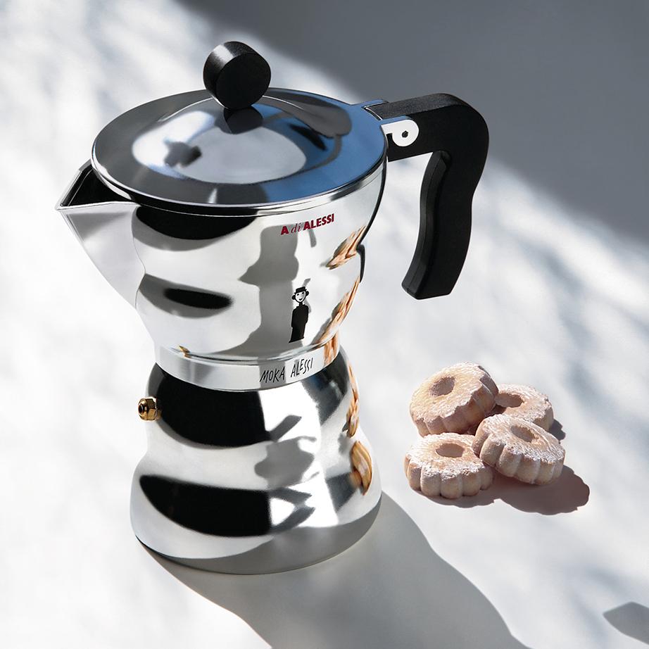 Moka Alessi Stovetop Espresso Maker