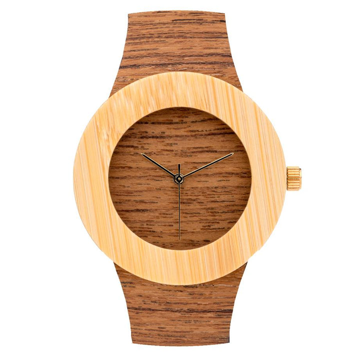 Analog Watch Co Teak & Bamboo