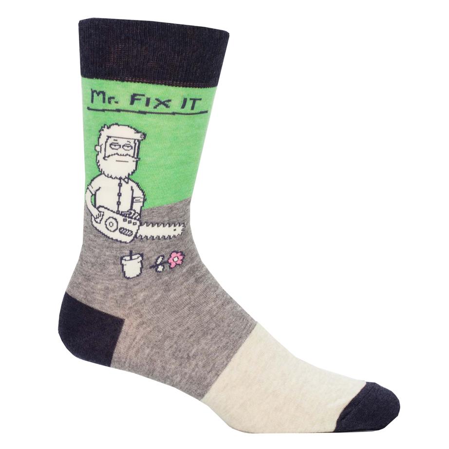 BlueQ Men's Crew Socks