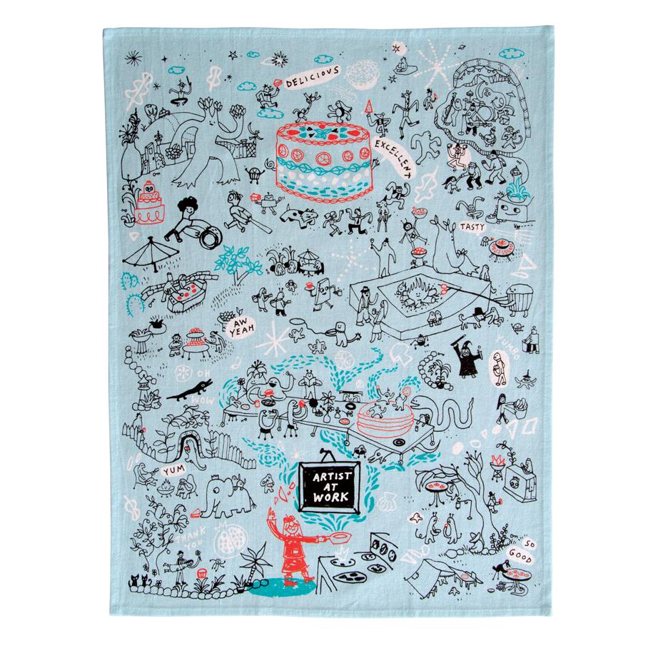 Screen Printed Dish Towels