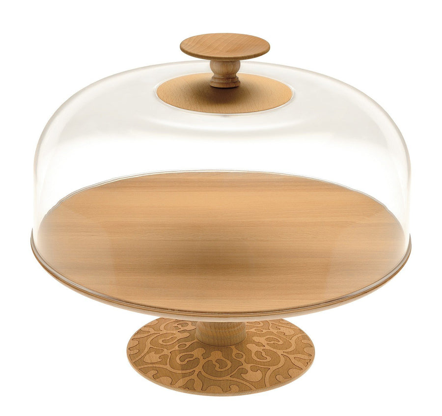 Alessi Cake Stand and Cover MW25 and MW24