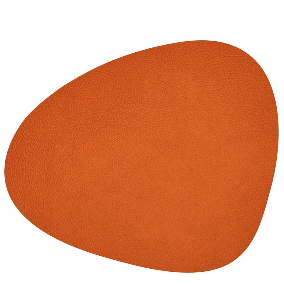 Curve Leather Table Mat | Large