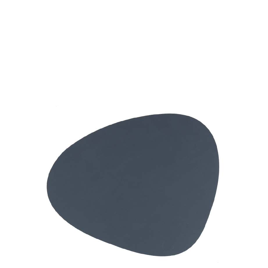 Curve Leather Glass Mat