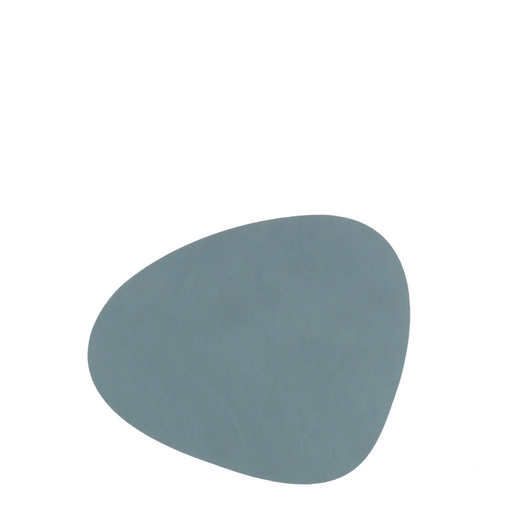 Curve Leather Glass Mat