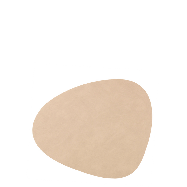 Curve Leather Glass Mat