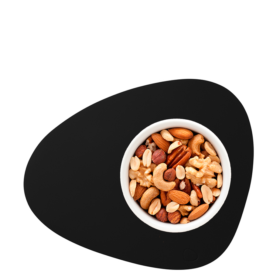 Curve Leather Table Mat | Small