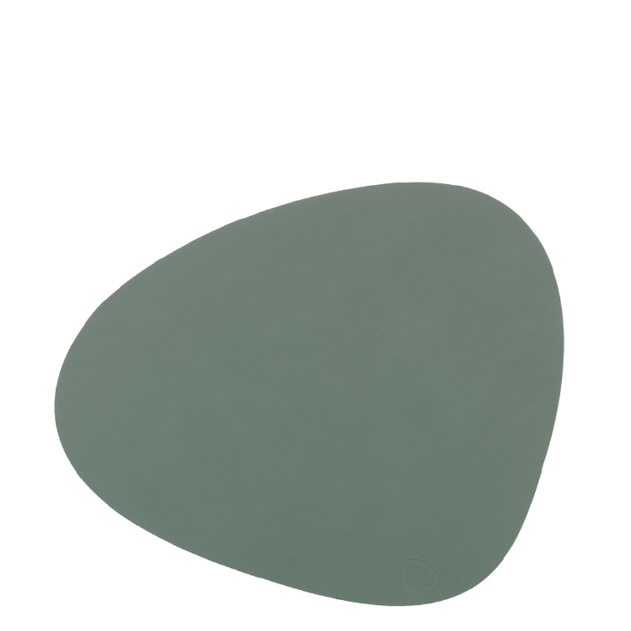 Curve Leather Table Mat | Small