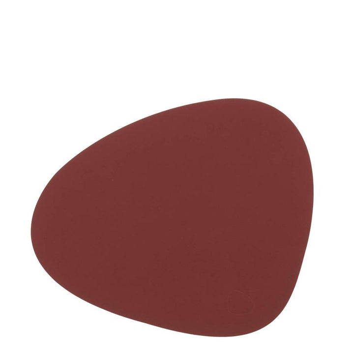 Curve Leather Table Mat | Small