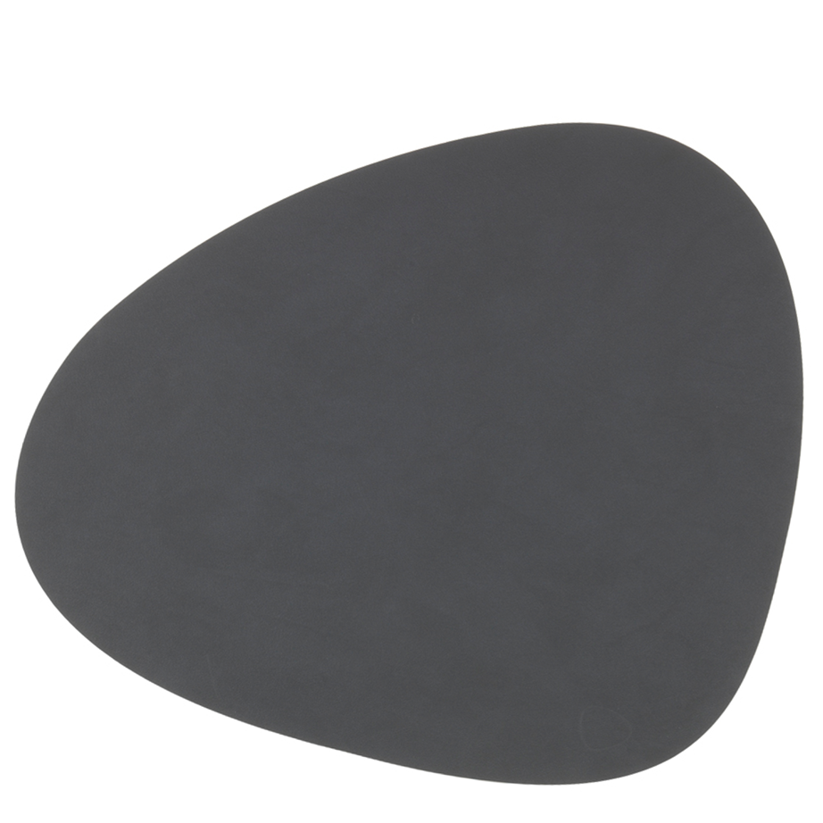 Curve Leather Table Mat | Large