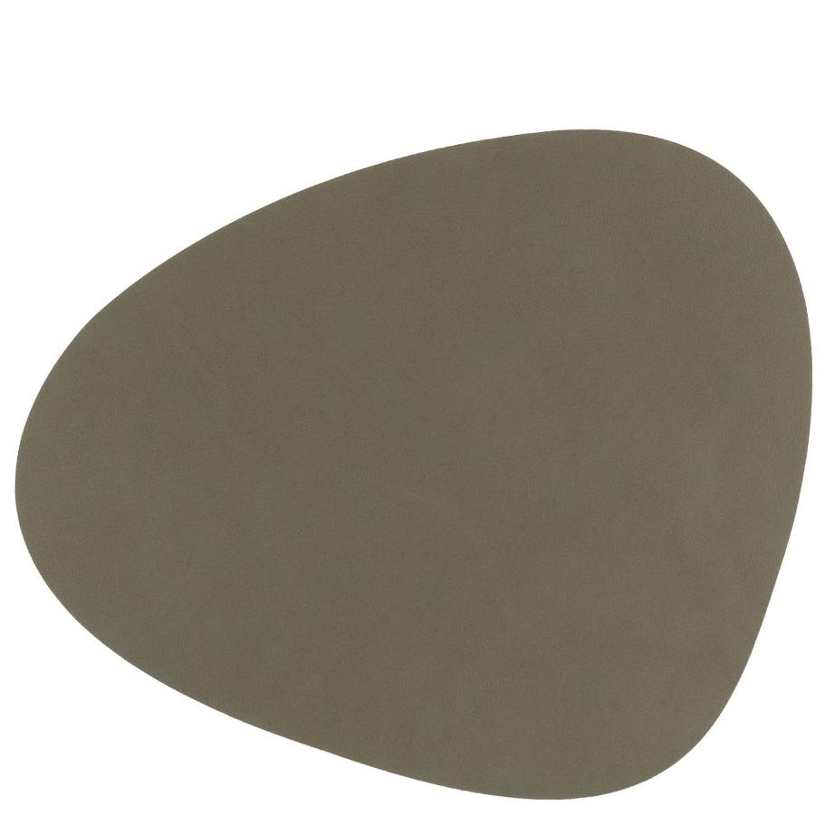 Curve Leather Table Mat | Large