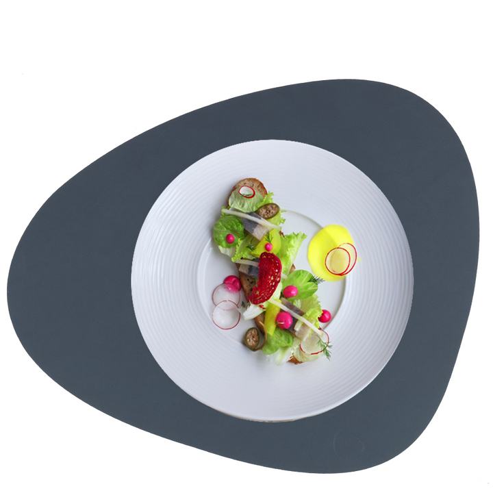 Curve Leather Table Mat | Large