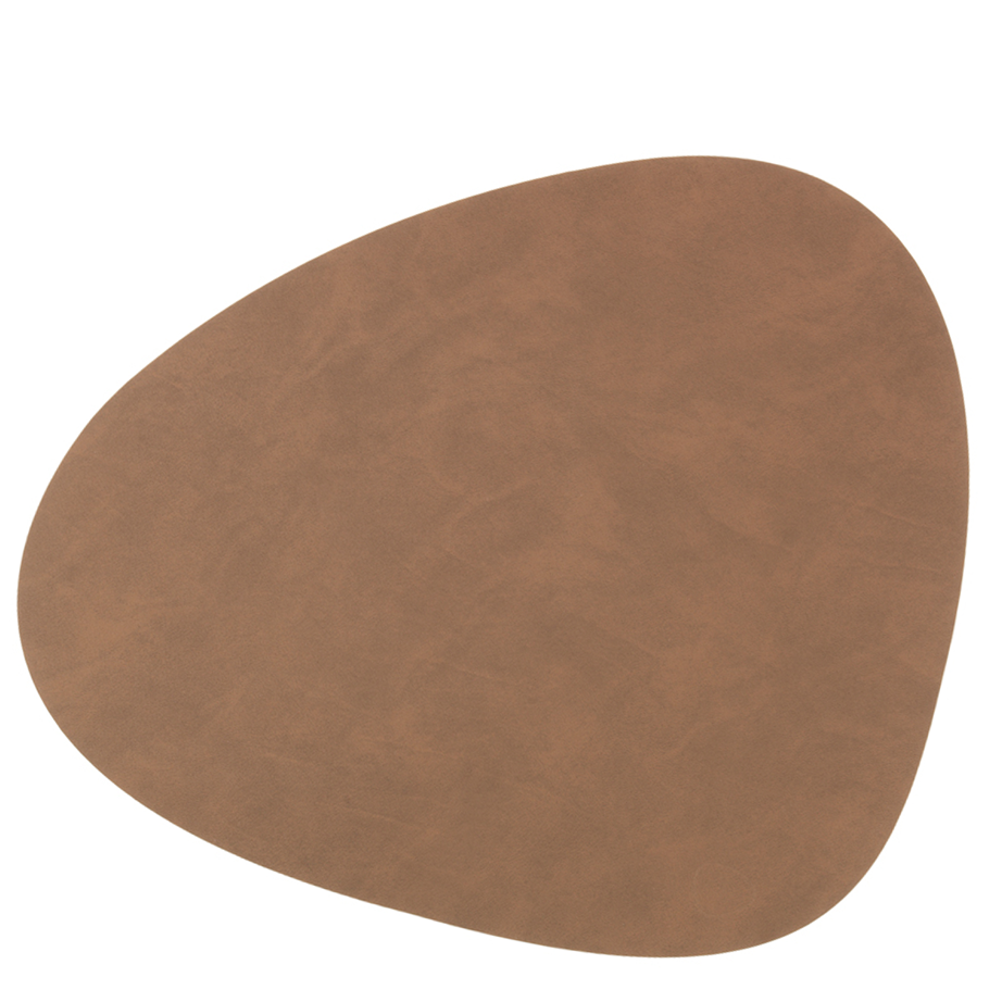 Curve Leather Table Mat | Large