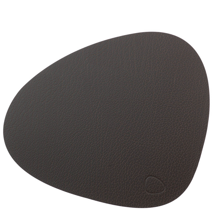 Curve Leather Table Mat | Large