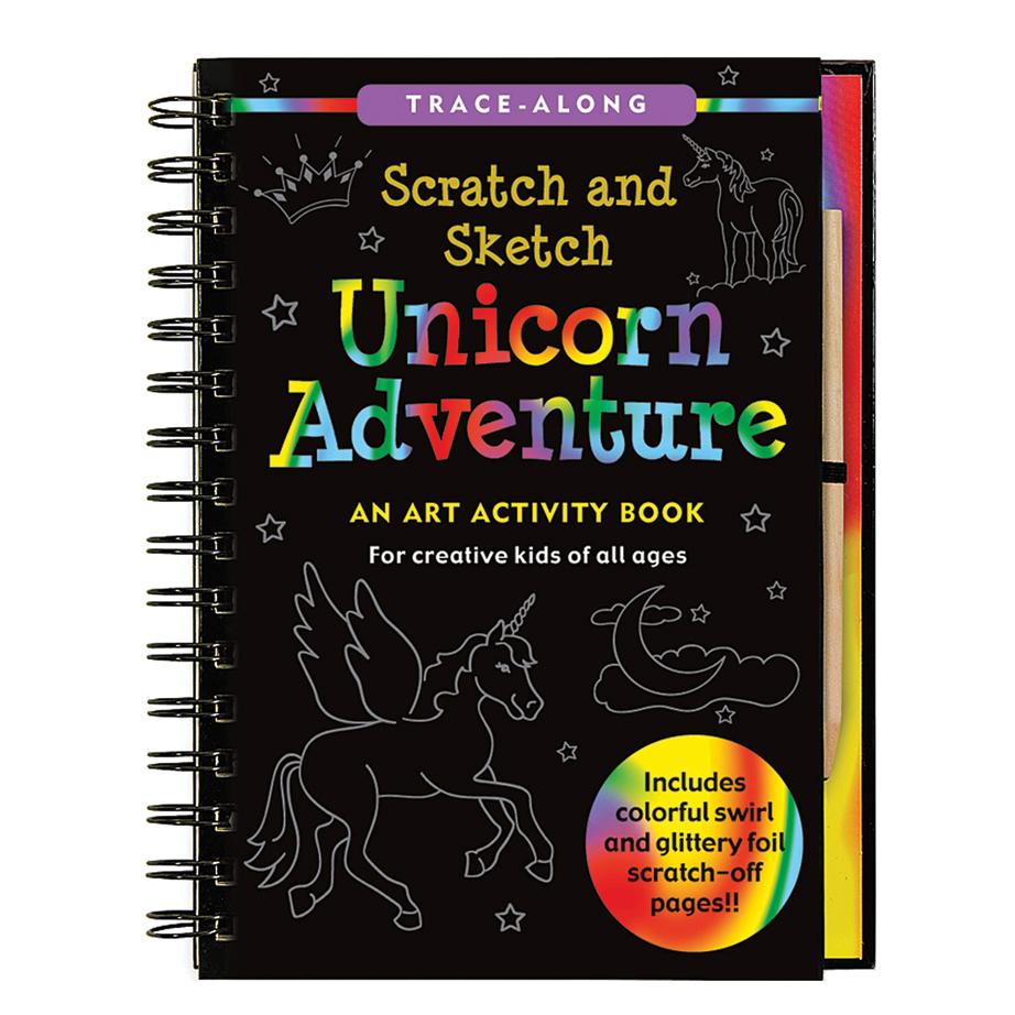 Scratch & Sketch Art Activity Books