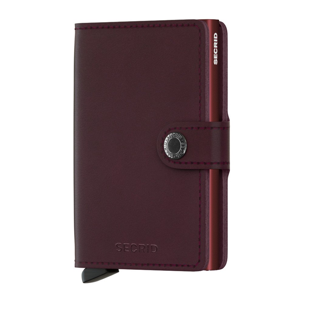 Secrid Original Miniwallet Bordeaux with Bordeaux Cardprotector