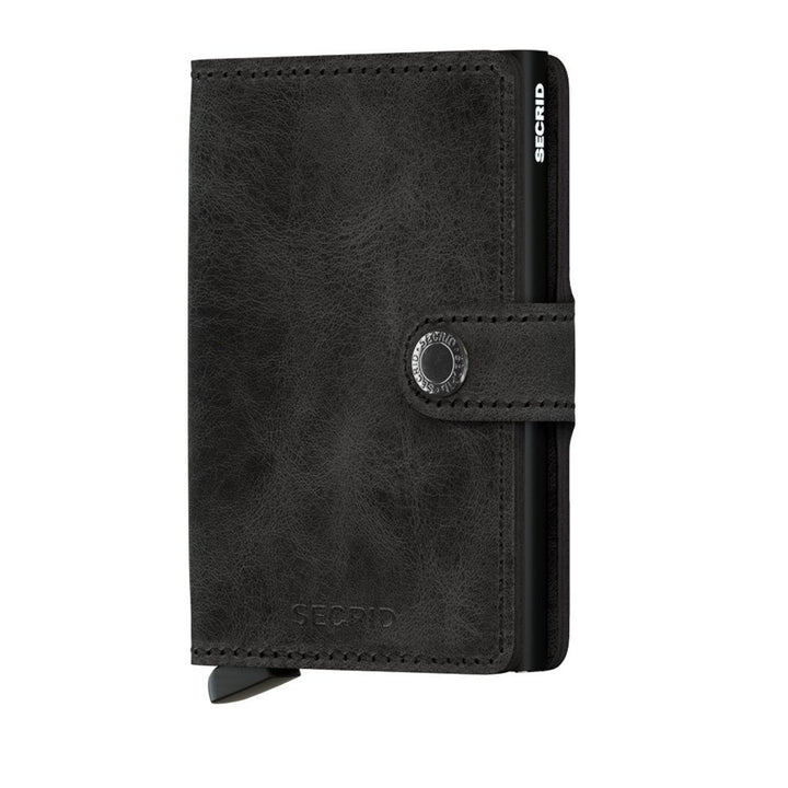 Secrid Miniwallet Vintage Black w/ Black Cardholder