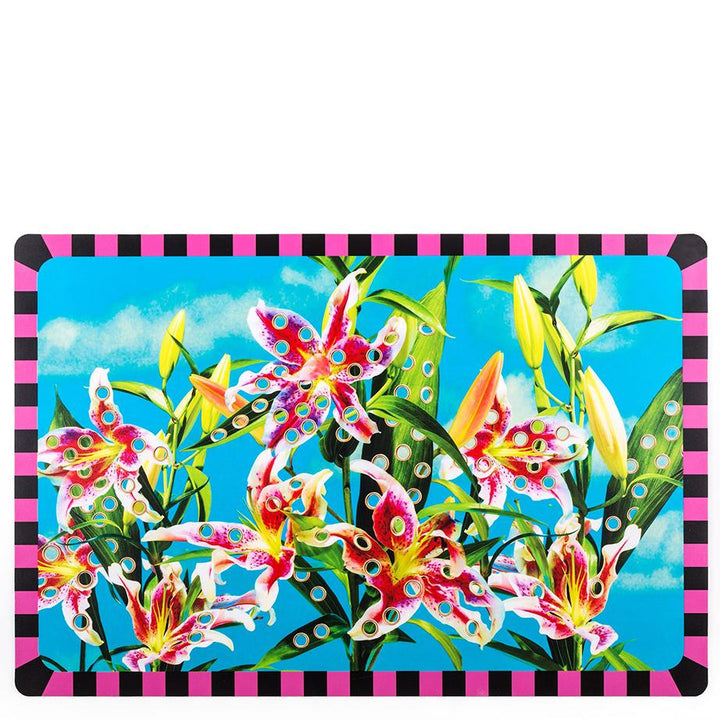 Seletti Wears Toilet Paper Tablemat Flowers with Holes 02097