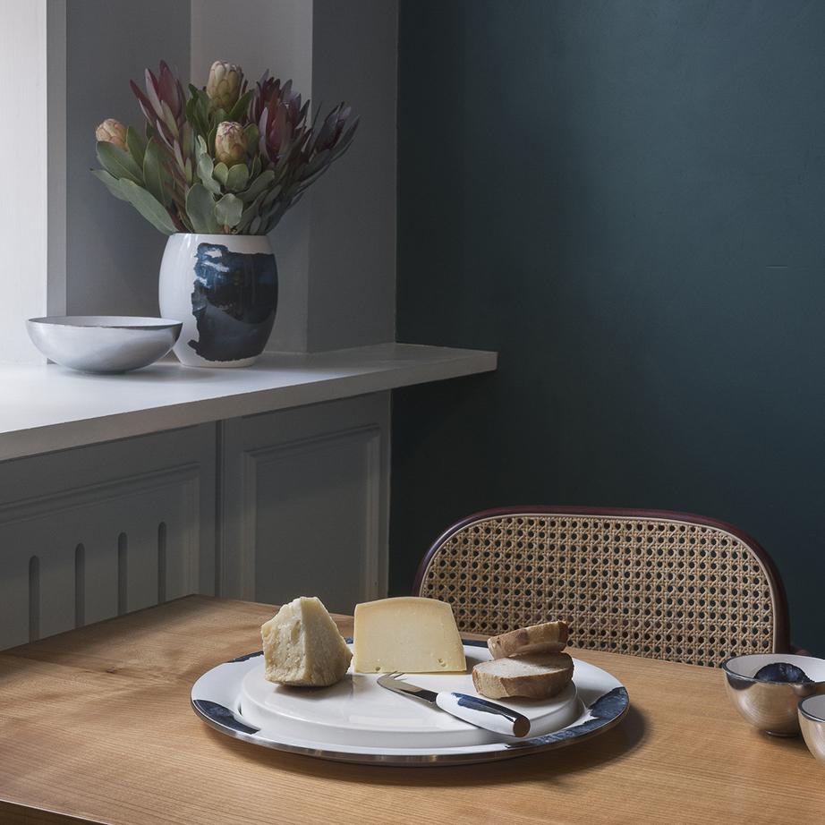 Stockholm Cheese Knives & Serving Tray