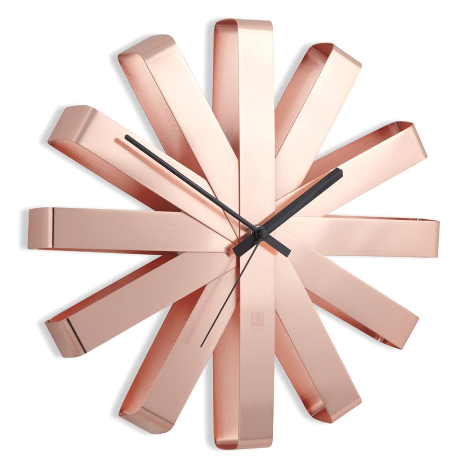 Umbra Ribbon Wall Clock Copper 118070-880