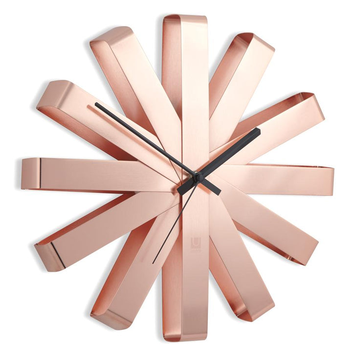Umbra Ribbon Wall Clock Copper 118070-880