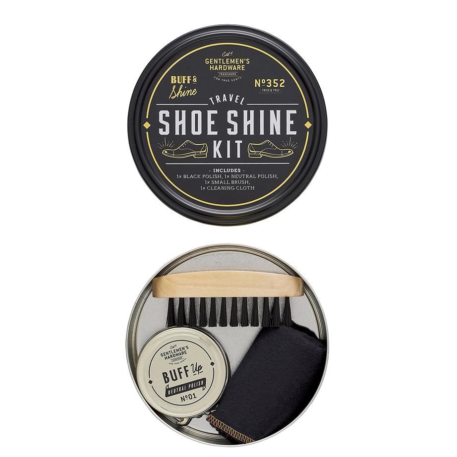 Travel Shoe Shine Kit