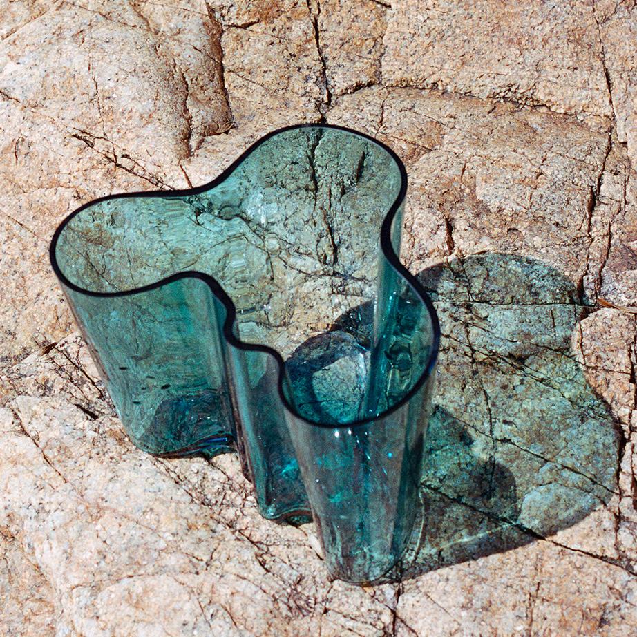 Aalto Collection Finlandia Vase | Sea Blue