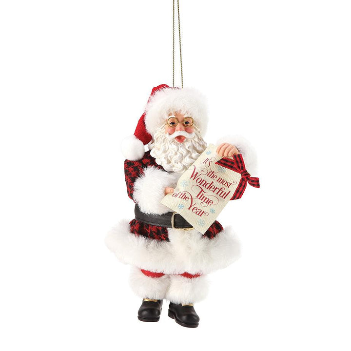 Possible Dreams Santa Ornaments