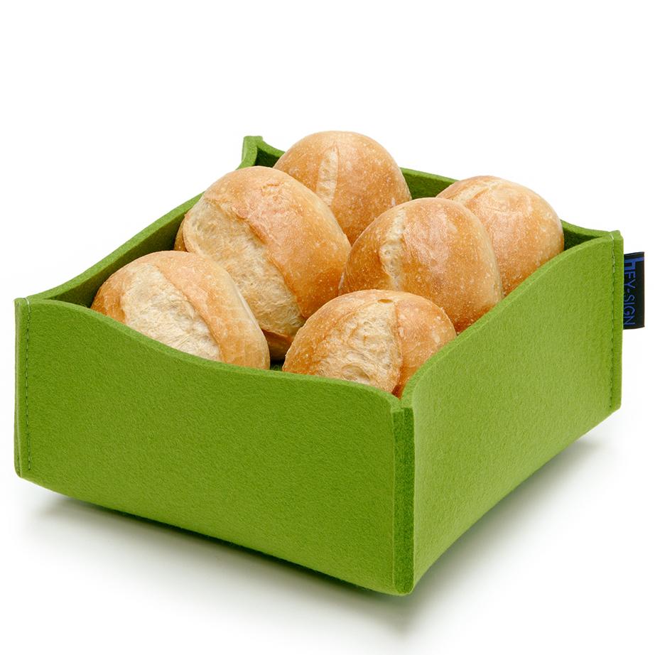 HEY-SIGN Felt Bread Basket May Green