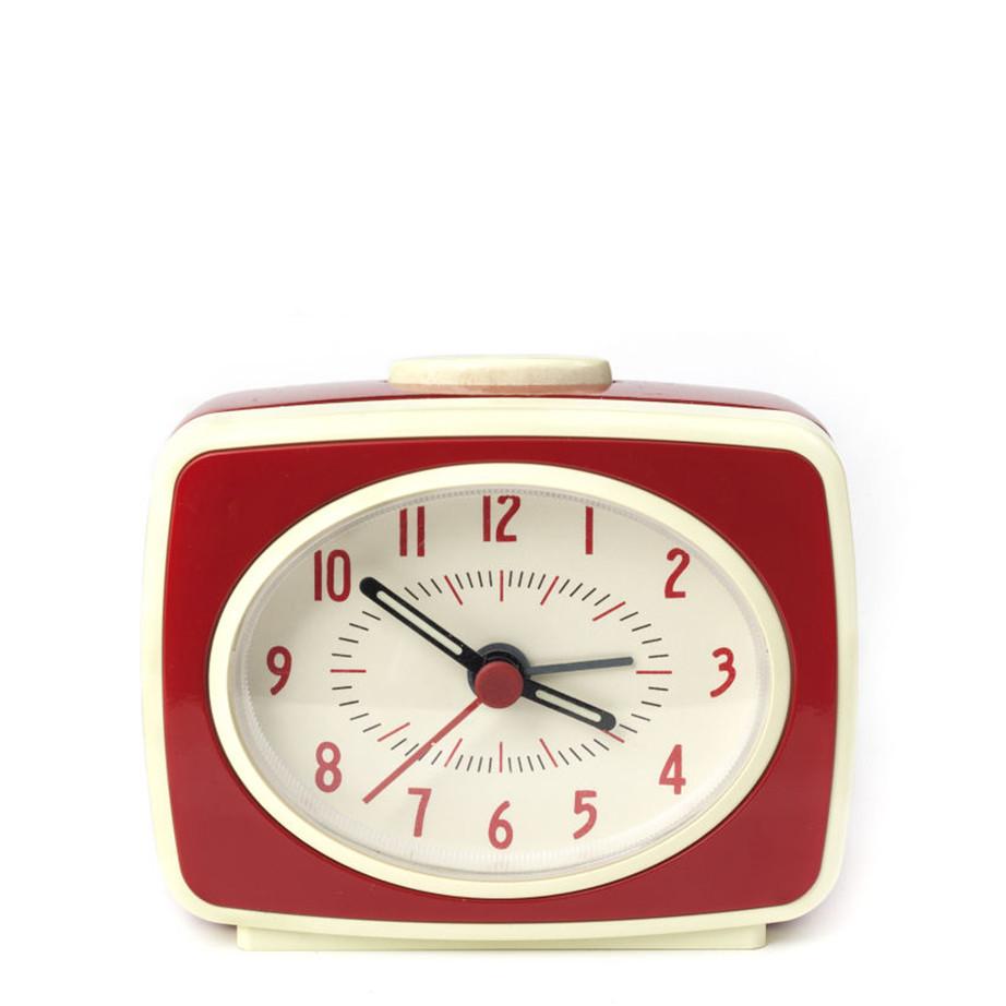Kikkerland Classic Alarm Clock Red AC14-RD