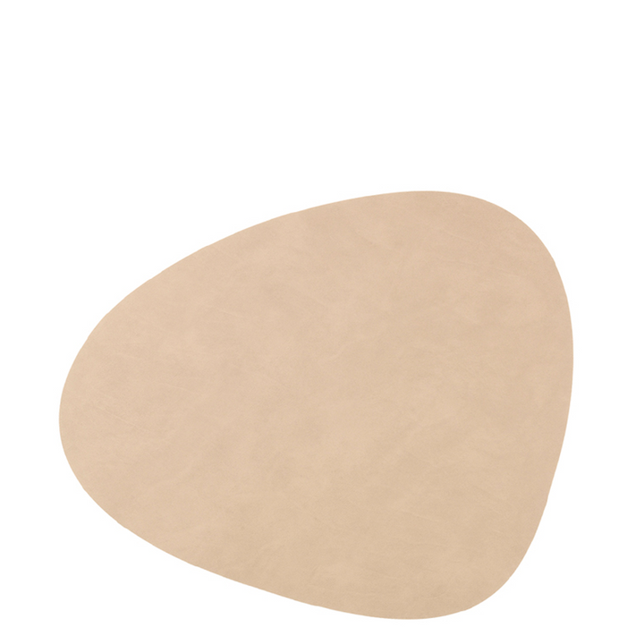 Curve Leather Table Mat | Small