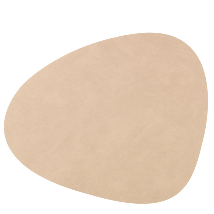 Curve Leather Table Mat | Large
