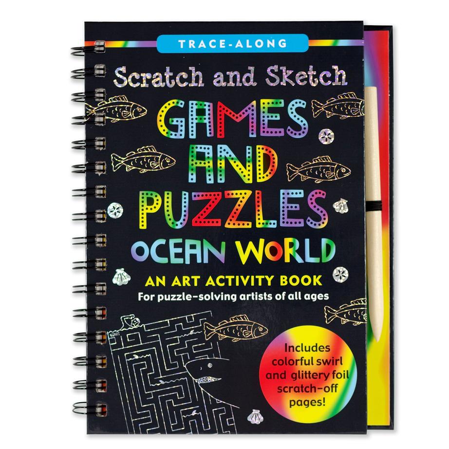 Scratch & Sketch Art Activity Books