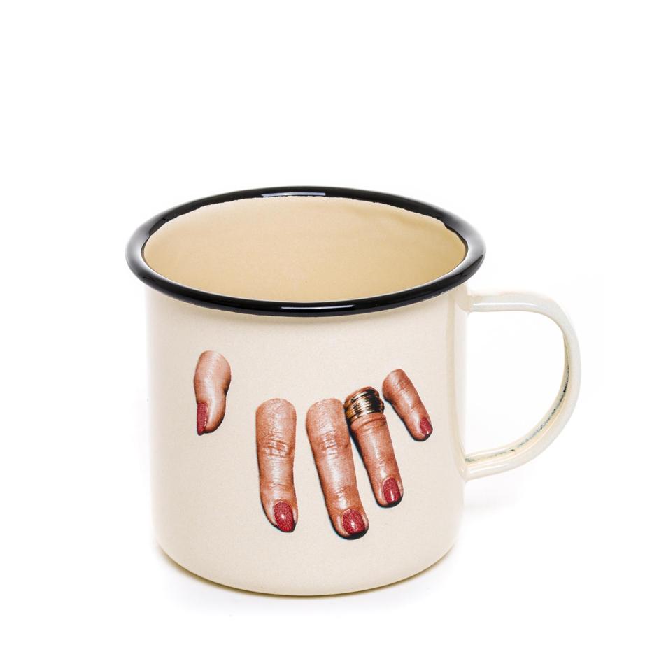 Seletti Wears TOILETPAPER Enamel Mugs
