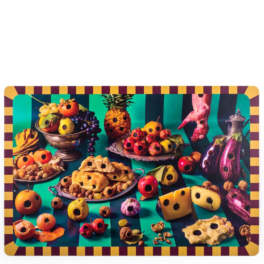 Seletti Wears Toilet Paper Tablemat Food with Holes 02096